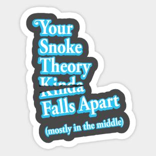 Snoke falls apart (in theory) Sticker